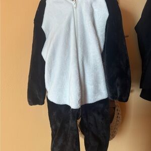 Kids Panda Costume - Black and White